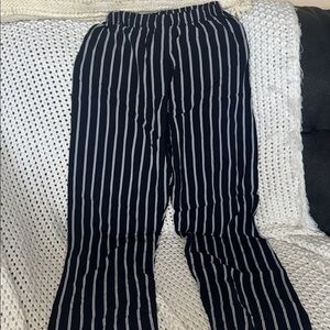 Brandy Melville Striped flowy pants